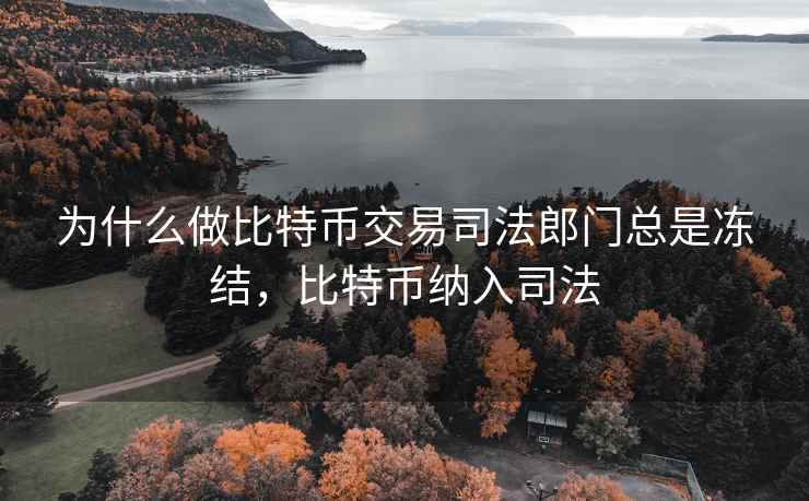 为什么做比特币交易司法郎门总是冻结，比特币纳入司法
