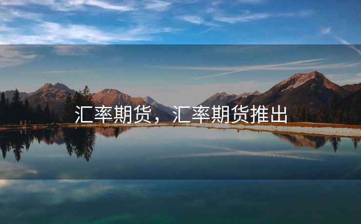 汇率期货，汇率期货推出