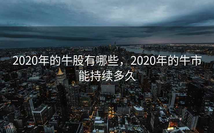 2020年的牛股有哪些，2020年的牛市能持续多久  第1张